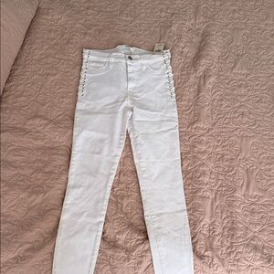 Hudson Jeans Women's Light Pink Skinny Jeans